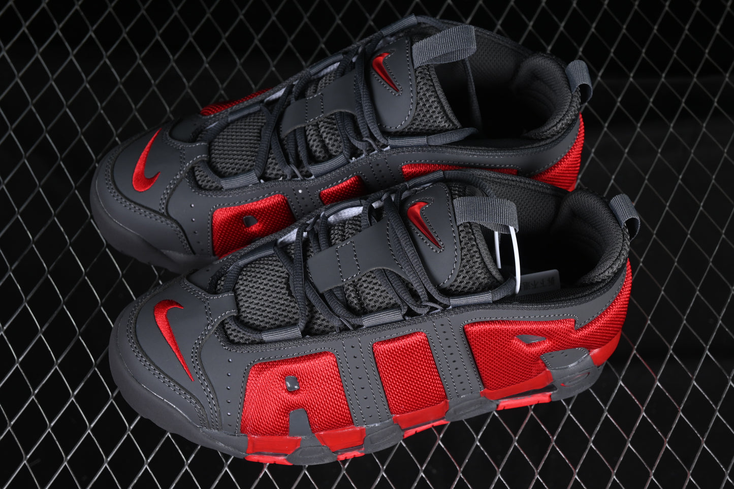 Dark Grey Light Crimson