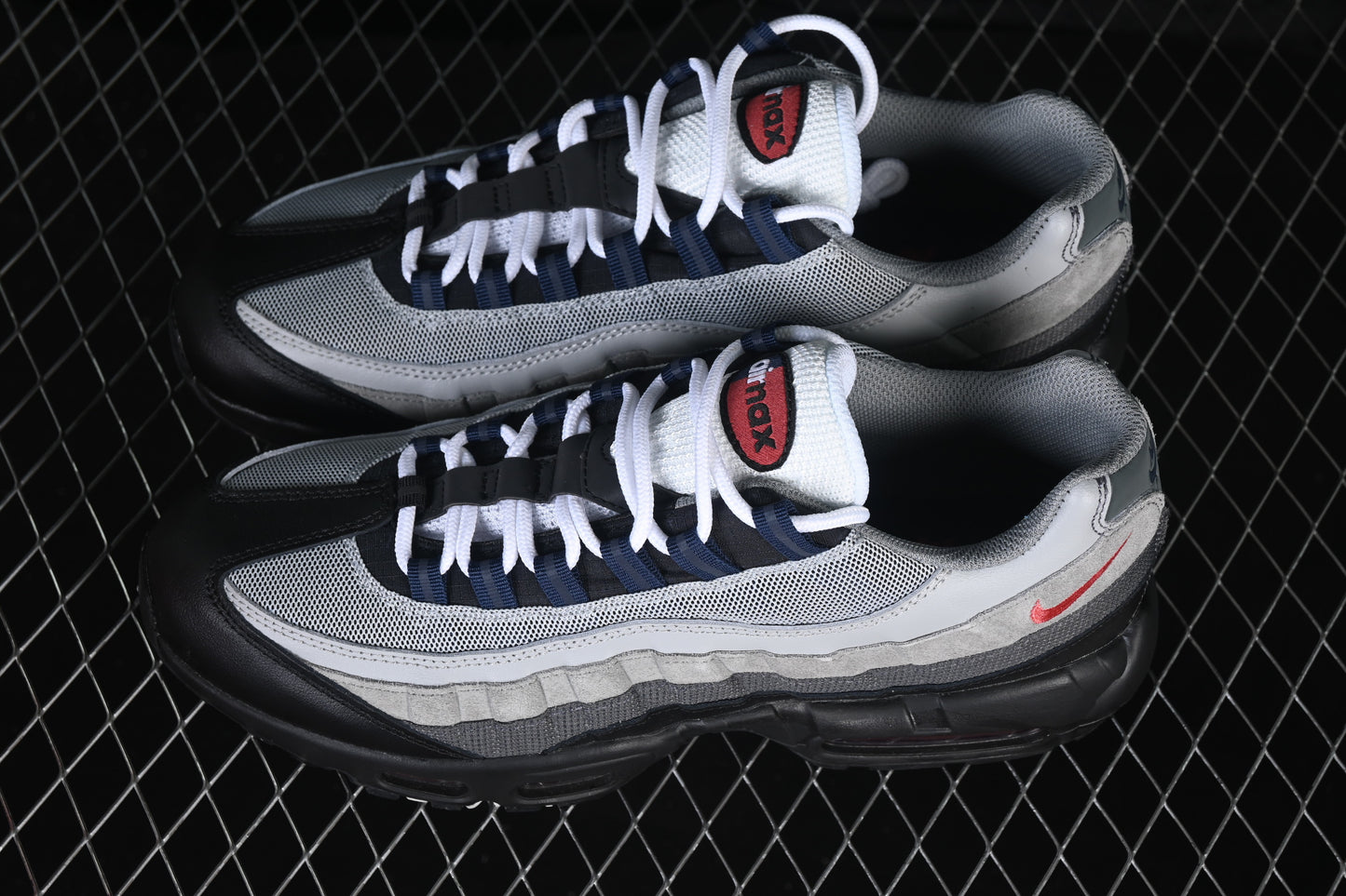 Smoke Grey Track Red
