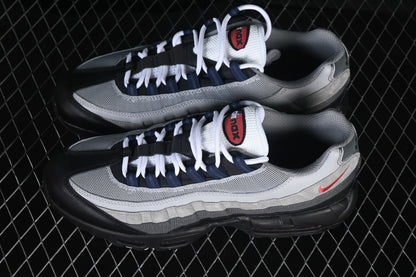 Smoke Grey Track Red