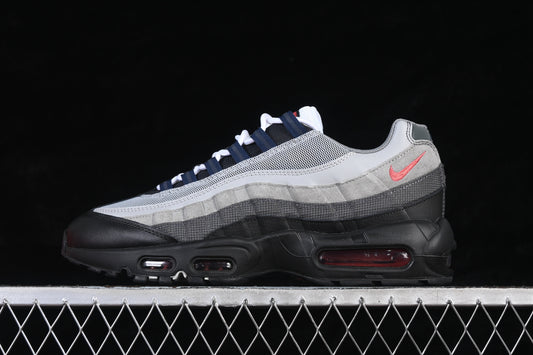 Smoke Grey Track Red