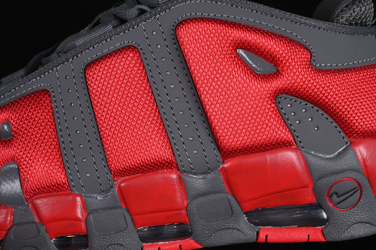 Dark Grey Light Crimson